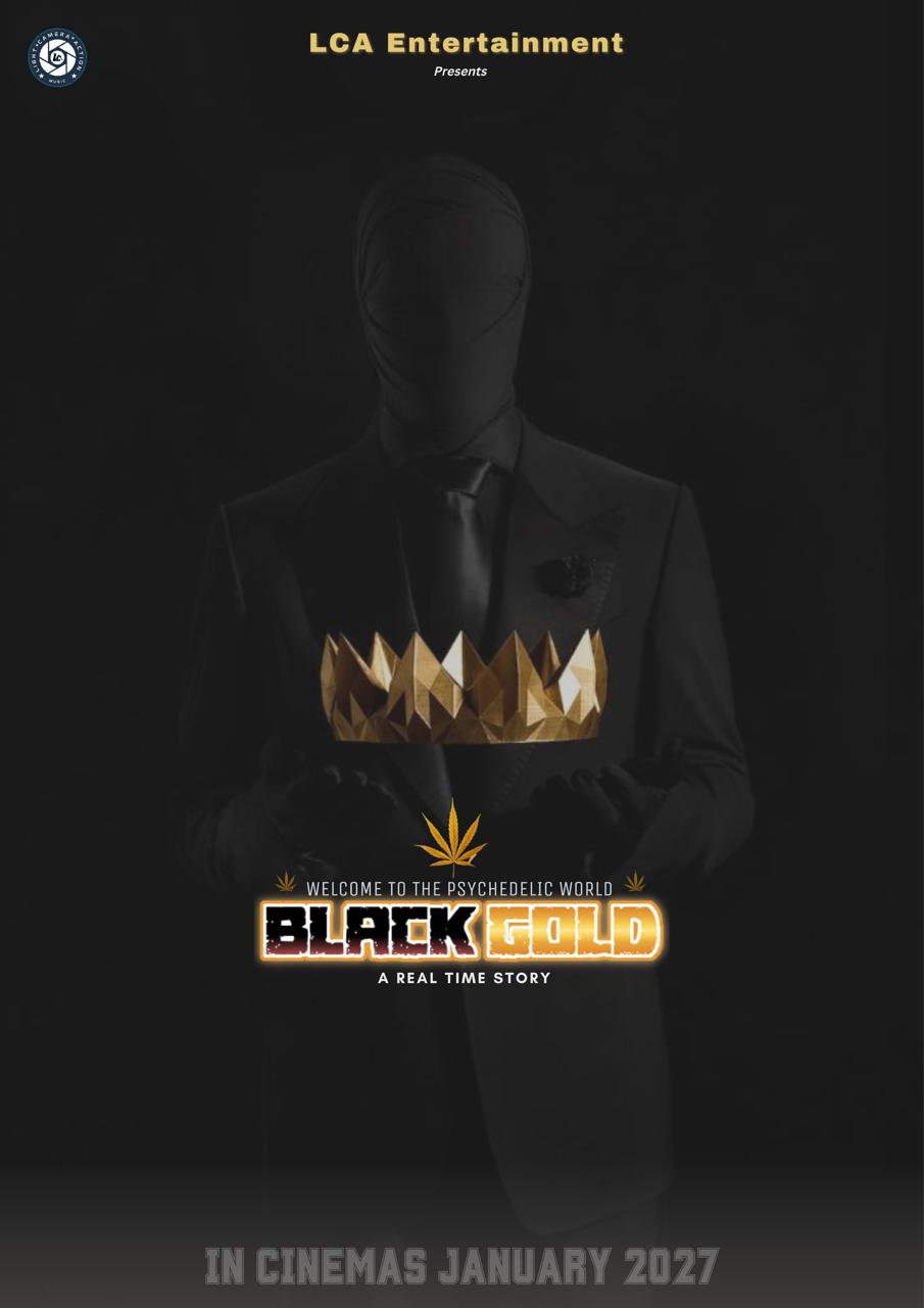 Black Gold upcoming Indian movie 2027 by LCA Entertainment official poster